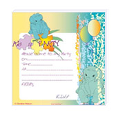Social Stationery - 150MEL106 Card Size: 148x148mm